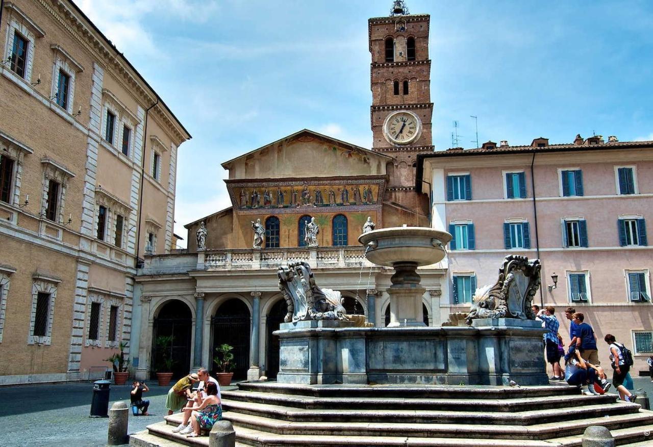 Likeyourhome, 80 Sq M Luxury Apartment With Jacuzzi, In Trastevere District ローマ エクステリア 写真